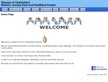 Tablet Screenshot of deafchurch-chelmsford.org.uk